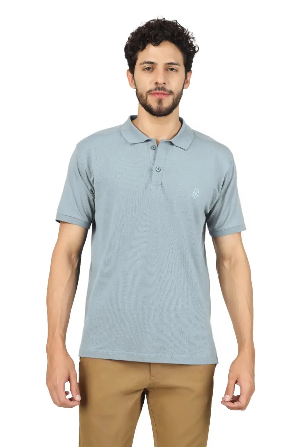 solid polo t-shirt for men